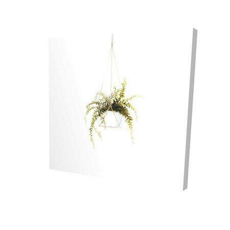 BEGIN HOME DECOR 12 x 12 in. Suspended Fern-Print on Canvas 2080-1212-FL307